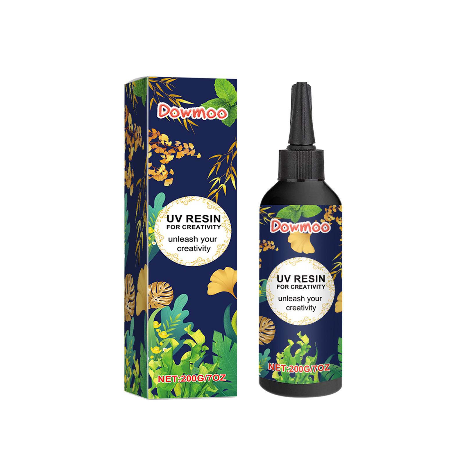 

Креативный УФ-клей на основе смолы, быстроотверждаемая смола для изготовления ювелирных изделий, украшение процесса изготовления, твердый прозрачный клей, активная смола, отверждаемая солнечным светом, 200 мл