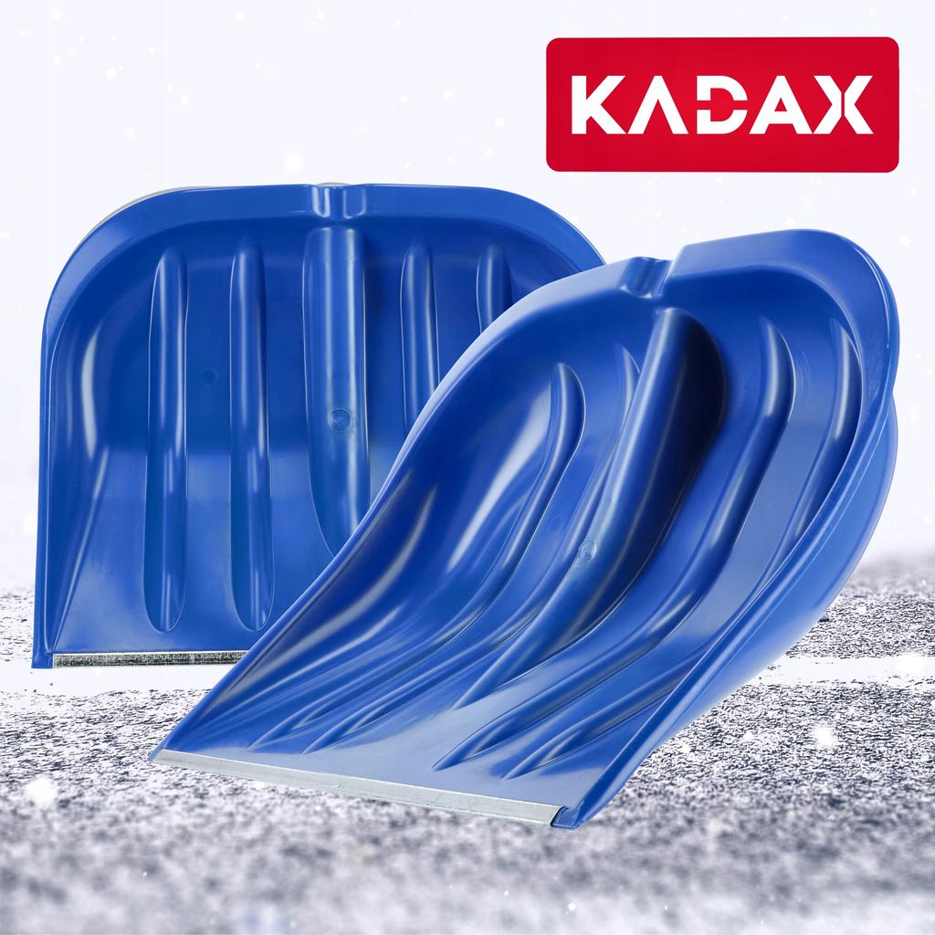 KADAX 3x Łopata szufla Do Śniegu Bez Trzonka Do Odśnieżania 49cm Plastikowa