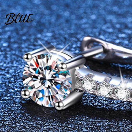 Wedding Jewelry 1 Pair Women Cuff Earrings Stud Rhinestone Ear