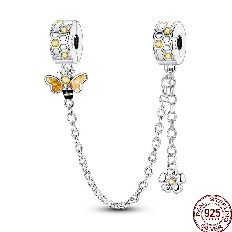 Original Copper Gold Series Charms Bead Sunflower Dogs Leopard Firefly Pendants Fit Bracelet Jewelry Gift Marking