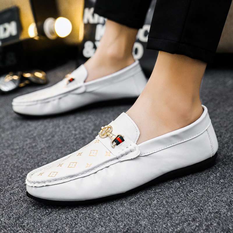 

Doudou shoes men s new casual leather shoes men s breathable soft leather lazy shoes student pedal men s shoes driving shoes 44