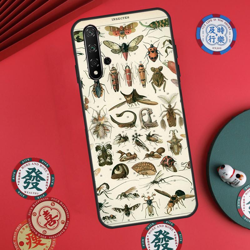 Beetles Insects For Huawei Nova 12s 7i 8i 11i 12i Y73 Y70 Y90 Y60 Y72 Y61 Y91 9 10 SE P30 Pro P40 Lite Case