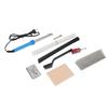 Plastic Welding Repair Kit White Black Plastic Rods Stainless Steel Reinforcing Wire Mesh Sandpaper