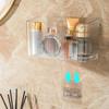 Punch-Free Wall-Mounted Bathroom Mirror Cabinet with Storage