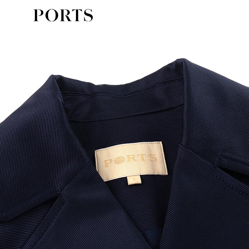 PORTS Women's Belted Slim Trench Coat
