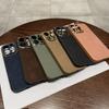 Metal Lens Protection Leather Phone Case For Iphone 14 13 12 11 Pro Max 14 Plus 14pro 11 Shockproof Bumper Matte Silicone Cover