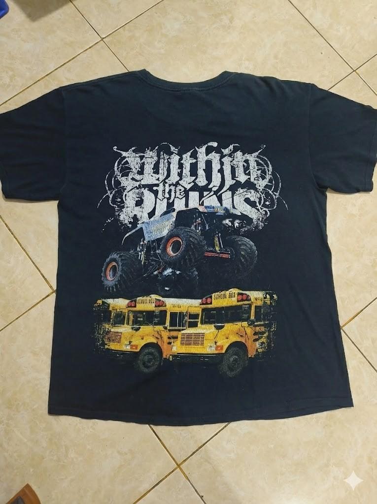 Vintage T Shirt Within the ruins Full Size Short Sleeve SA341 FREE SHIPPING XL