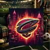 Cleveland Lights Shadows Blanket Lightweight Flannel Bedding Blanket Perfect for Travel, Camping, Living Rooms, Offices, Sofas, Fan Christmas gift