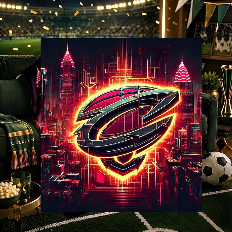 Cleveland Lights Shadows Blanket Lightweight Flannel Bedding Blanket Perfect for Travel, Camping, Living Rooms, Offices, Sofas, Fan Christmas gift