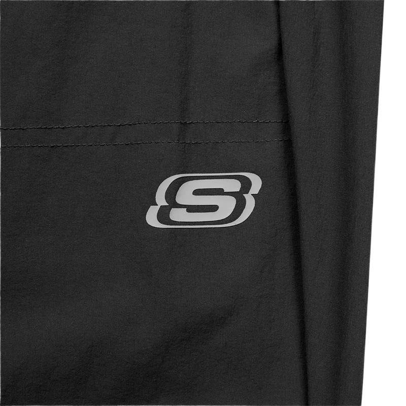 Skechers Logo Comfortable Breathable Lightweight Soft Casual Pants Men Bottoms Carbon-Black L223M115-0018