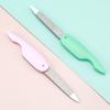 1/3Pcs Folding Nail File Metal Stainless Steel Fold Manicure Tool Double Sided And Files Nails Easily For Men And Women