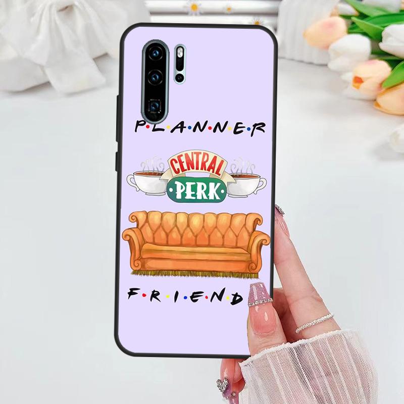 Central Perk Friends TV Show Case For Huawei Nova 5T 3i 7i 8i 11i 10 9 SE Y60 Y61 Y70 Y90 P20 P40 Lite P60 P30 Pro Cover