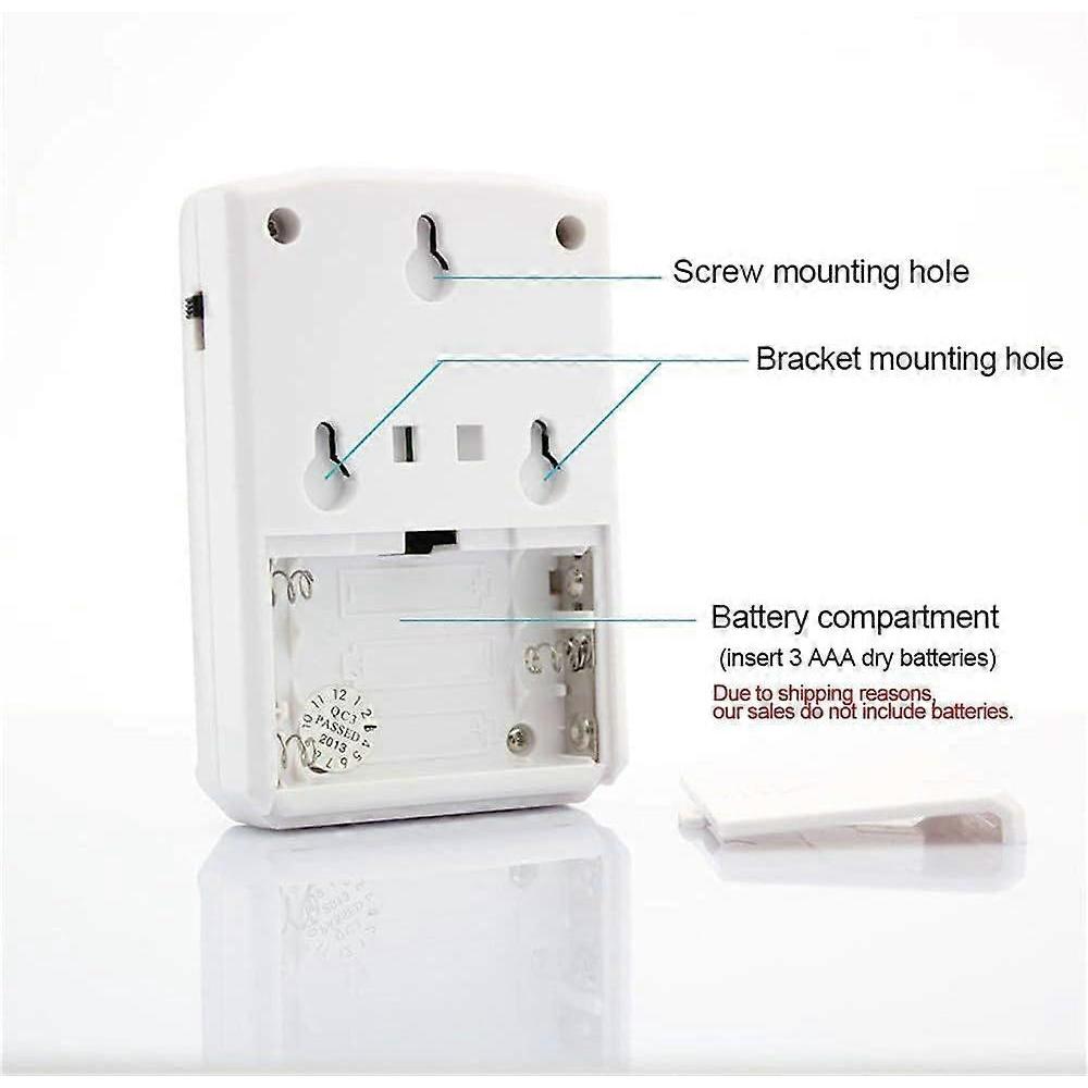 2pcs PIR Infrared Motion Sensor Activated Recordable Voice Audio Player Entrance Welcome Doorbell for Shop Store with USB Cable, Download MP3 Files Fr