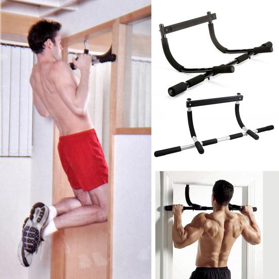 Stabile Türrahmen Klimmzugstange Verstellbare Breite Klimmzugstange Ohne Bohren Dips Liegestütze Krafttraining Heim-Fitnessstudio Oberkörper Trainingsstange