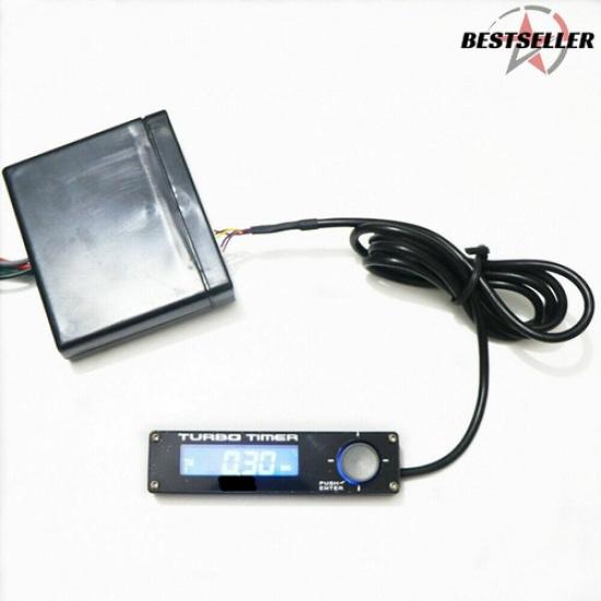&+ Universal Auto Blue LED Turbo Timer Delay Flameout Control Unit For Turbo