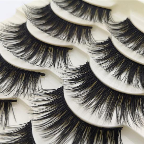 Fashion Thick False Eyelashes Long Natural Lashes Extensions for Women Girls