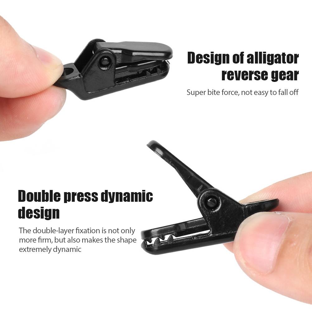 10 Stück Outdoor Camping Zeltklemmen Planenclips Kunststoffklemme Haken Leinwand Spannwerkzeug Zeltzubehör