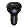 Fast USB Car Charger USBC 160W PPS Quick Charge 5 PD Gray