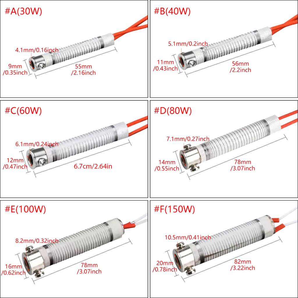 High Efficiency Mica Soldering Iron Cores Replacement for Precise Welding and Quick Heating In Electronic Repairs Tool
