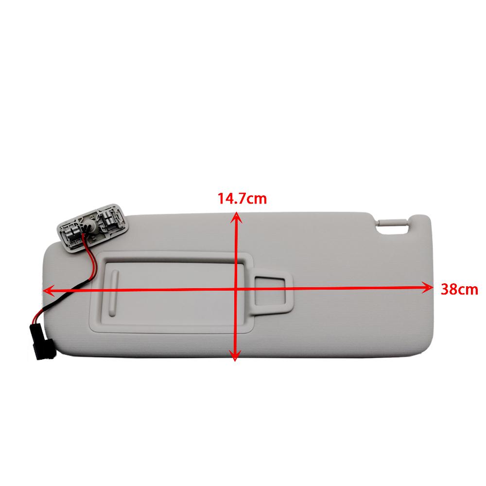 Auto Innen Sonnenblende LINKS Mit Spiegel Auto für VW Passat B8 Golf 7 SportsVan für Skoda Octavia 2015 -