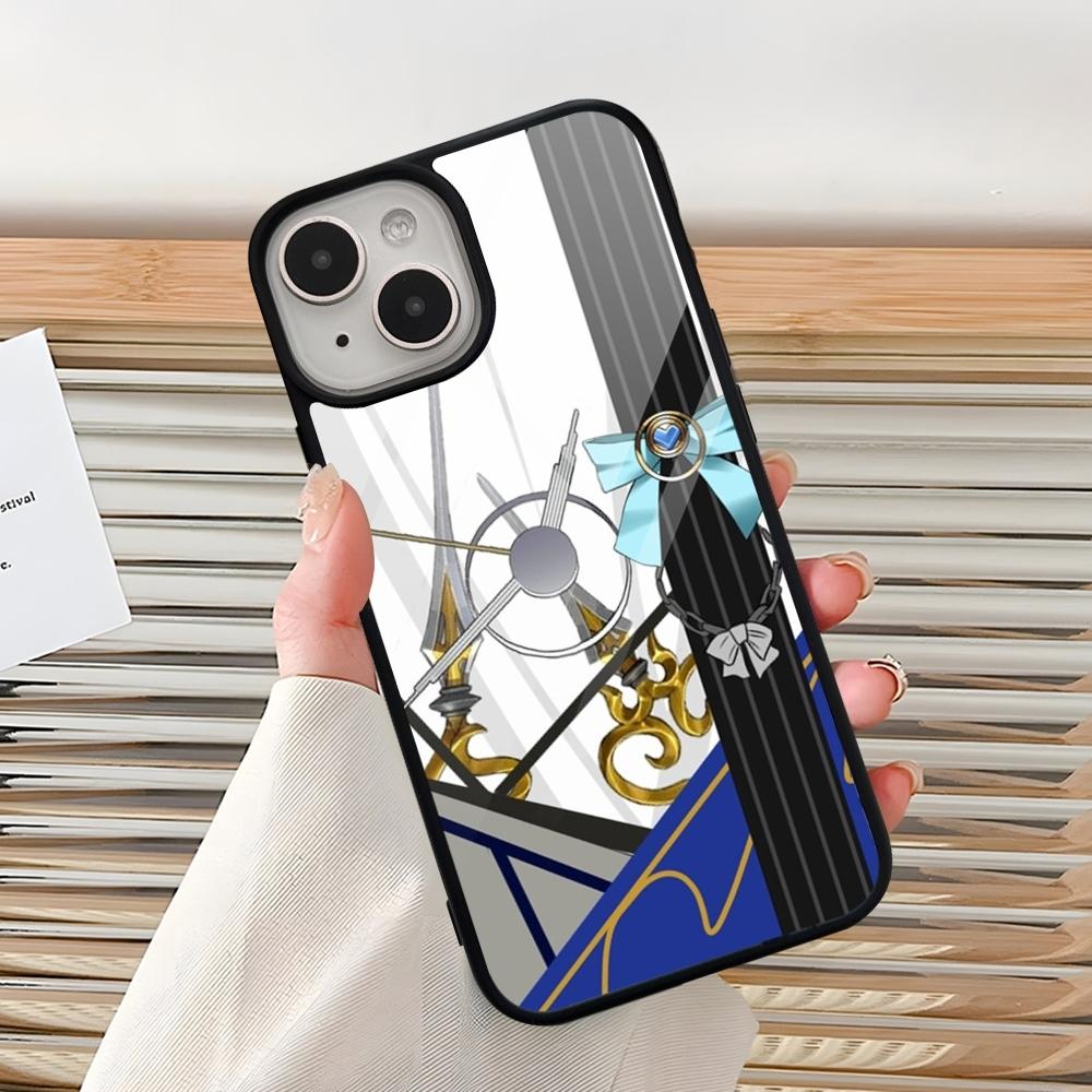 Japanese VTuber AI Girl Phone Case For Iphone 15 Pro Max 14 12 11 13 Mini 16 8 7 Plus X Xs XR PC+TPU Back Cover