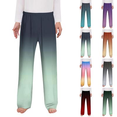 Pyjamahose für Jungen, lang, kariert, weiche Hose mit Taschen