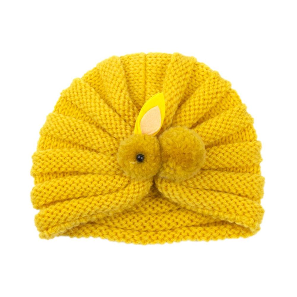 Accessory Cold Weather Children Knitted Hats Crochet Children Cute Rabbit Cap Kids Winter Beanies
