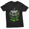Toxic Evil Pumpkin Halloween Jack O Lantern Horror 100% Cotton T-shirt Mens Tees Top