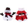 Breathable Santa Claus Dog Outfit Cute Cats Christmas Clothes Dog Winter Clothes  Spring