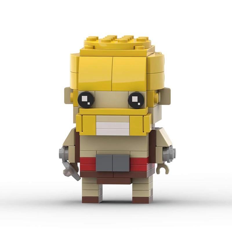 MOC Royal Clash Serie Baustein-Bausatz Kreatives Brickheadz Spielzeug Geeignetes Geschenk für Familie und Freunde