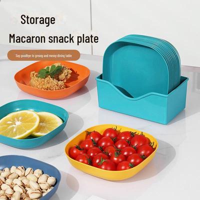 Japanese Bone Plate Dining Set: Elegant Plate for Fruits, Nuts, and Candy with Storage, Perfect for Home Use or As a Gift