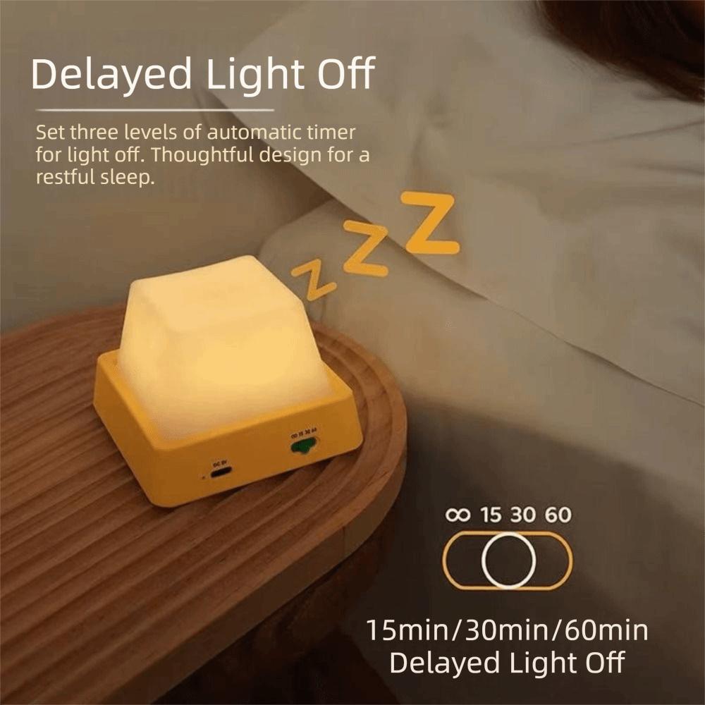 Simple Design LED Night Lights Press Switch USB Rechargeable Lamp Table Lamp Night Light Baby Room