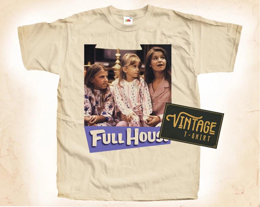 

Full House T SHIRT Movie Poster Vintage Natural Tee sizes S to 5XL 4XL
