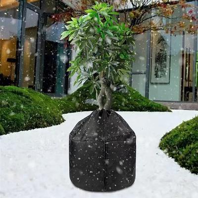 Winter-Topfpflanzenschutz mit Beutel Reißverschluss Zugseil Für Obstbaum Blumentöpfe Frostbeständig Langlebige Schutzhülle