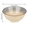 Under Glaze Color Japanese Style Noodles Bowls Striped Pattern Rice Bowl Household Salad Bowl  Home