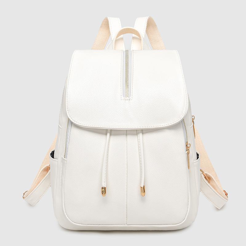 

Женский рюкзак из ПУ, большой емкости, рюкзак для поездок на работу белый