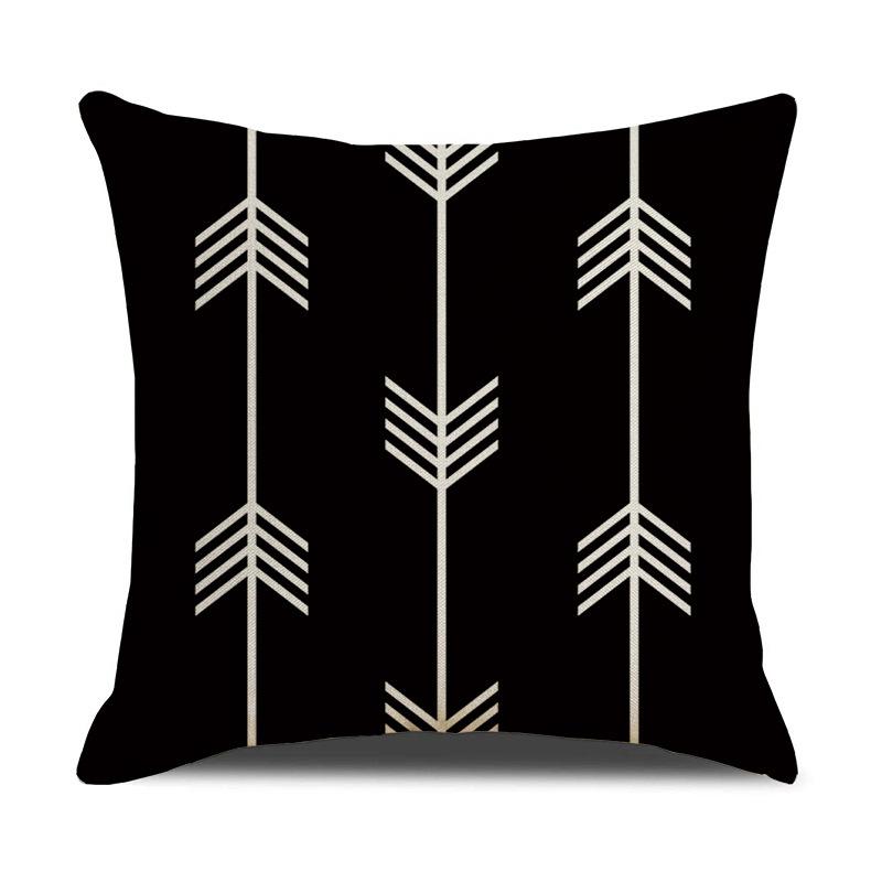 Throw Pillow Case Printed Polyester Lumbar Cushion Living Room Home Sofa Pillow Case
