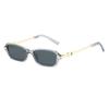 New Oval Small Frame Luxury Brand Sunglasses Fashion Women Retro Black Glasses High Quality Vintage UV400 Shades