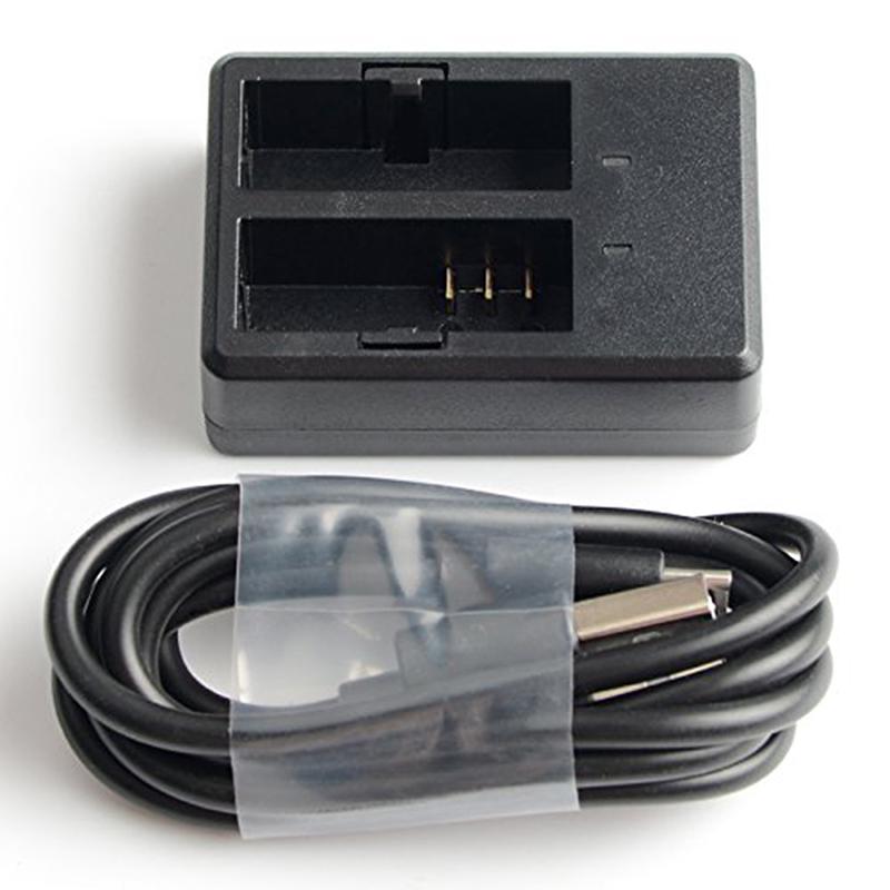 

2 в 1 Двойной слот для зарядки аккумулятора Зарядное устройство для камеры Док-станция для Eken Sjcam Sj4000