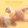 Yousheng Dog Squeaky Plush Toy Soft Stuffed Lion/Wolf/Elephant Toys with Squeaker Interactive Dog Chew Toy for Heavy Chewers
