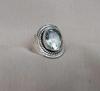 Green Amethyst 925 Sterling Silver Ring: February Birthstone Boho Handmade Jewelry