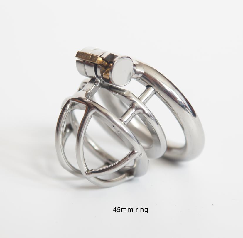 Ergonomic Stainless Steel Stealth Lock Male Chastity Device,Cock Cage,Penis Lock,Cock Ring,Chastity Belt, S075