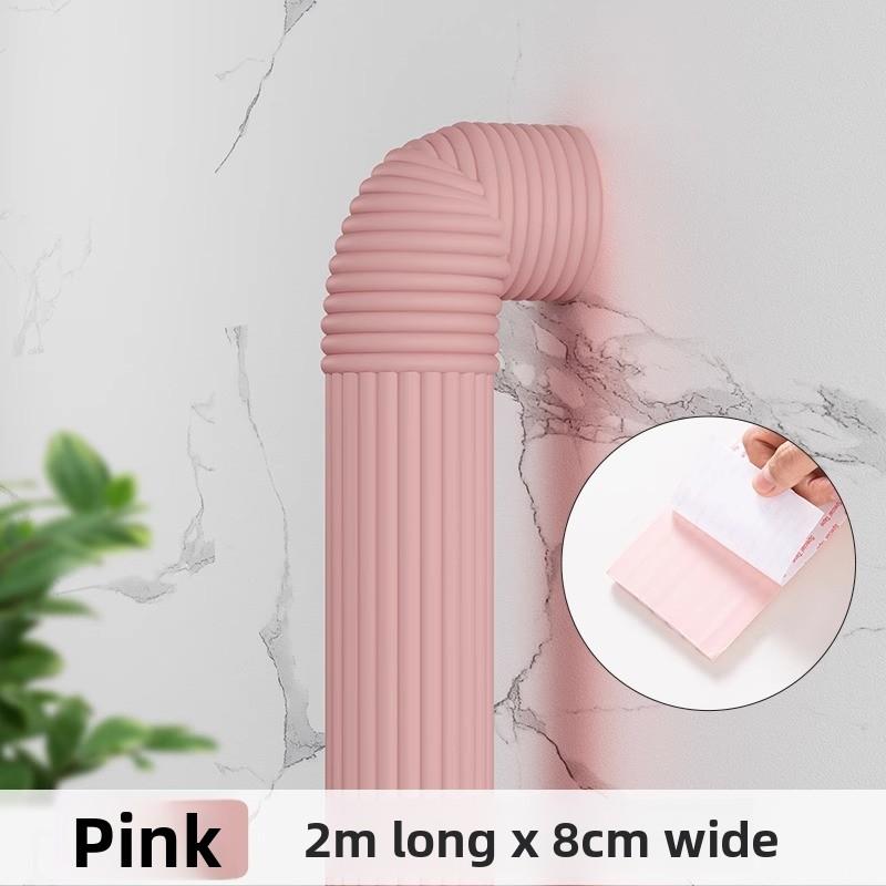 

Heat Resistant Fire Retardant Flexible Foam Pipe Insulation Sleeve for Heating System Fire Hydrant Soundproof Protective Cover рожевий
