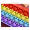 Coin Purse Pencil Bag Push Bubble Sensory Fidget Toy,Silicone Student Pencil Case Autism Stress Reliever Anxiety Relief Toys