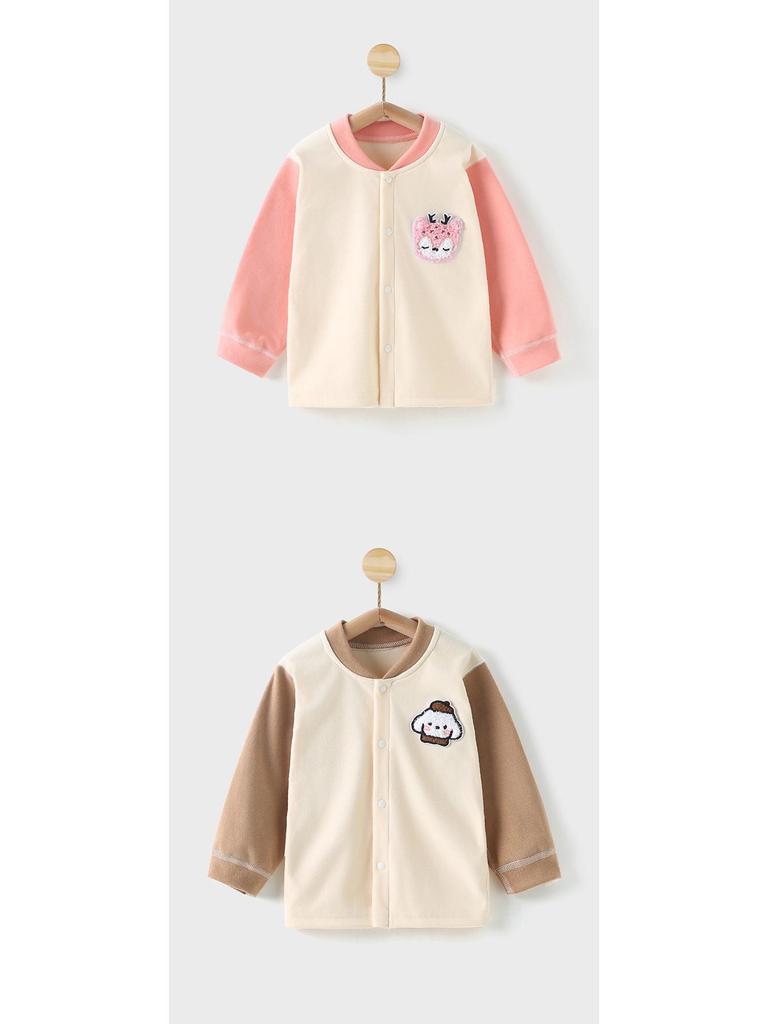 De Jong Warm Open-Top Newborn Autumn PJs Base Layer for Boys & Girls