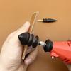 2 Pack Leather Burnisher Bits Polishing Tools Leather Edge Burnishing Tool Rotary Burnisher Tool for DIY Craft Hand Making