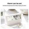 Digital Clock Multifunctional Temperature Display Mute Modern Desk LCD Electrical Alarm Clock for Office