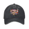 Kid Sun Baseball Cap Stylish Women Unisex Felix Bangchan Washed Hip Hop Hats Adjustable Print Kpop  Logo Strays Rock Baseball Caps