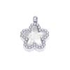 6Pcs/Lot Stainless Steel Mini Zircon Heart&Water Drop&Star&Oval&Round Charms Crystal Eyes Pendant For Handmade Accessories