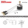 NEEBRC 2322 2600KV Outrunner Brushless Motor AM32 45A ESC for 1/12 RC Cars MN82 MN99S MN168 MN78 Crawler Upgrade Kit Combo Parts